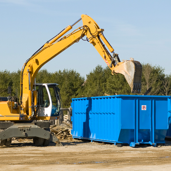 how many times can i have a residential dumpster rental emptied in Blackwood